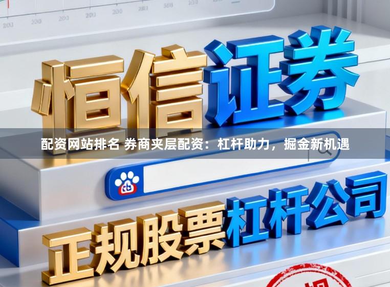 配资网站排名 券商夹层配资:杠杆助力,掘金新机遇