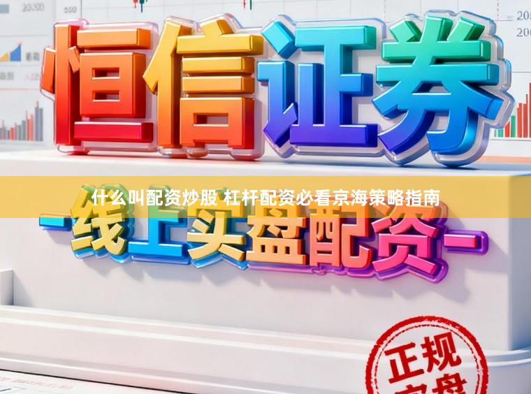 什么叫配资炒股 杠杆配资必看京海策略指南