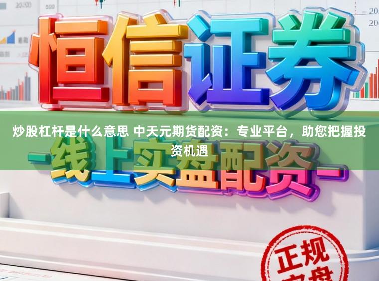 炒股杠杆是什么意思 中天元期货配资：专业平台，助您把握投资机遇