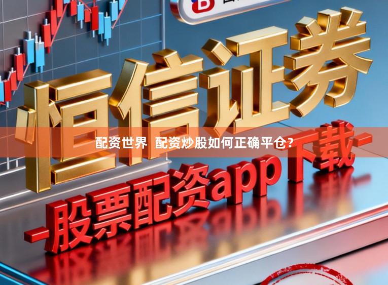 配资世界  配资炒股如何正确平仓？